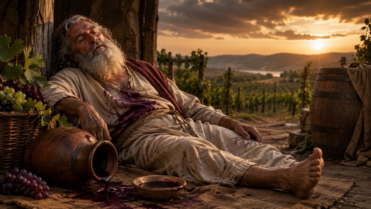 O vinho que embebedou Noé